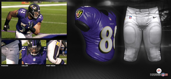 madden 13 nike uniforms