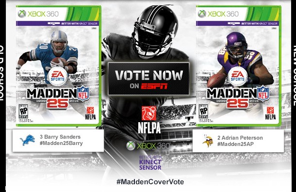 Barry Sanders Wins Madden 25 Cover Vote